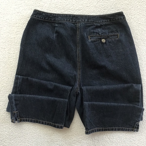 NY JEANS NEW YORK & COMPANY SIZE 8 CAPRI BLUE JEANS - Picture 5 of 7